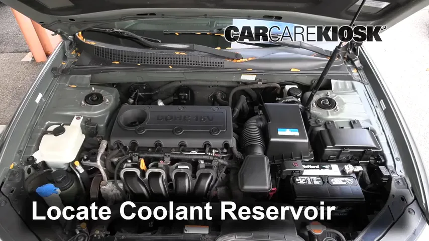2010 Hyundai Sonata GLS 2.4L 4 Cyl. Coolant (Antifreeze)